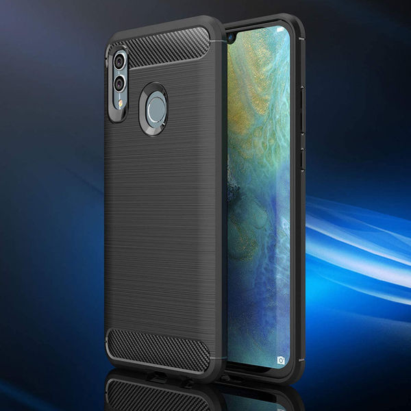 Techsuit - Carbon Silicone - Huawei P smart 2019 / Honor 10 Lite - Black