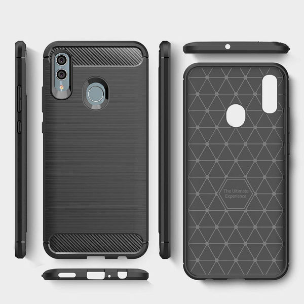 Techsuit - Carbon Silicone - Huawei P smart 2019 / Honor 10 Lite - Black