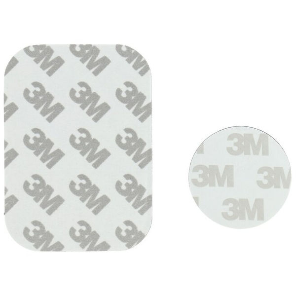 Techsuit - (2 pack) Metal Plate (MP02) - with PU Leather Cover - Black