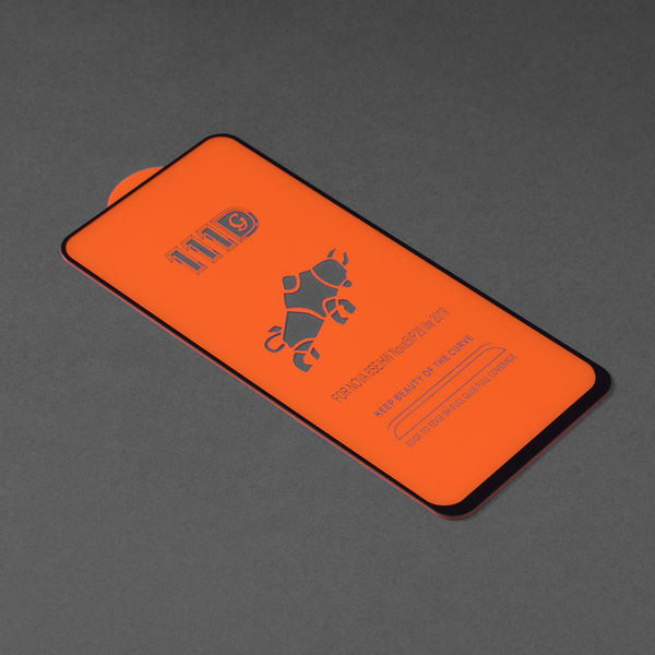 Techsuit - 111D Full Cover / Full Glue Glass - Huawei P40 Lite / P20 Lite 2019 - Black