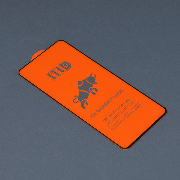 Techsuit - 111D Full Cover / Full Glue Glass - Xiaomi Mi 11 Lite 4G / Mi 11 Lite 5G / 11 Lite 5G NE - Black