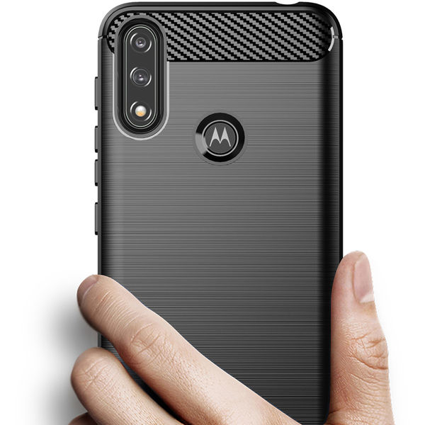 Techsuit - Carbon Silicone - Motorola Moto E7 Power / Moto E7i Power - Black