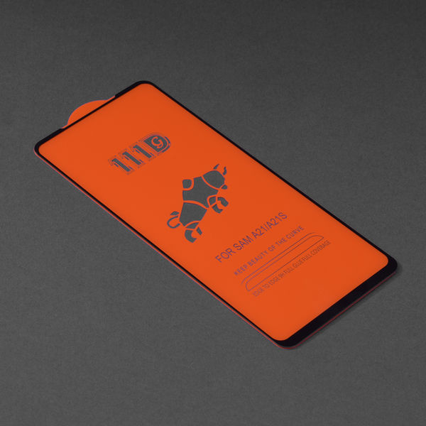 Techsuit - 111D Full Cover / Full Glue Glass - Samsung Galaxy A21s / A21 - Black