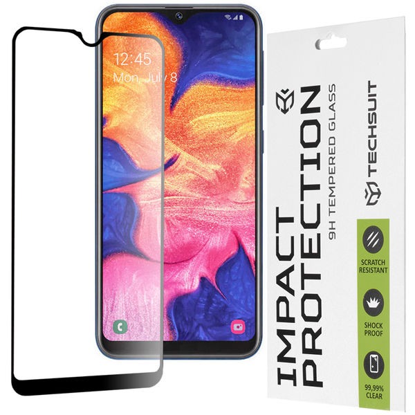 Techsuit - 111D Full Cover / Full Glue Glass - Samsung Galaxy A10e / A20e - Black