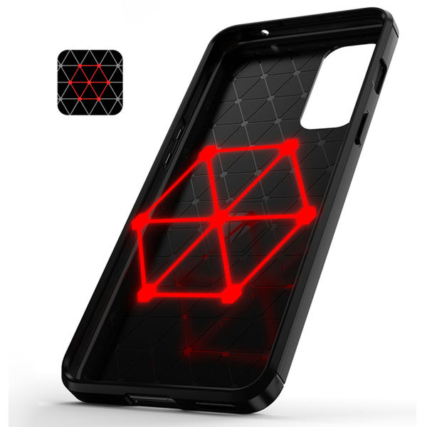 Techsuit - Carbon Silicone - OnePlus Nord 2 5G - Black