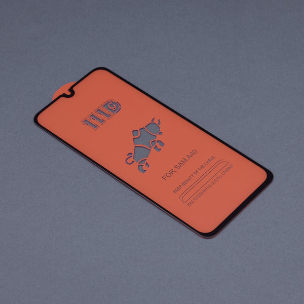 Techsuit - 111D Full Cover / Full Glue Glass - Samsung Galaxy A40 - Black