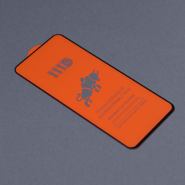 Techsuit - 111D Full Cover / Full Glue Glass - Oppo Reno4 Z 5G - Black