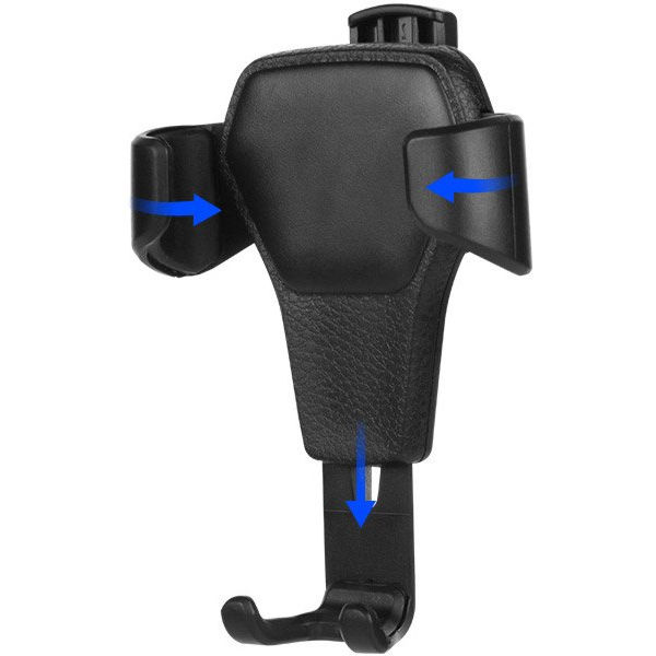 Techsuit - Car Holder (H01) - Gravity Grip for Air Vent - Black