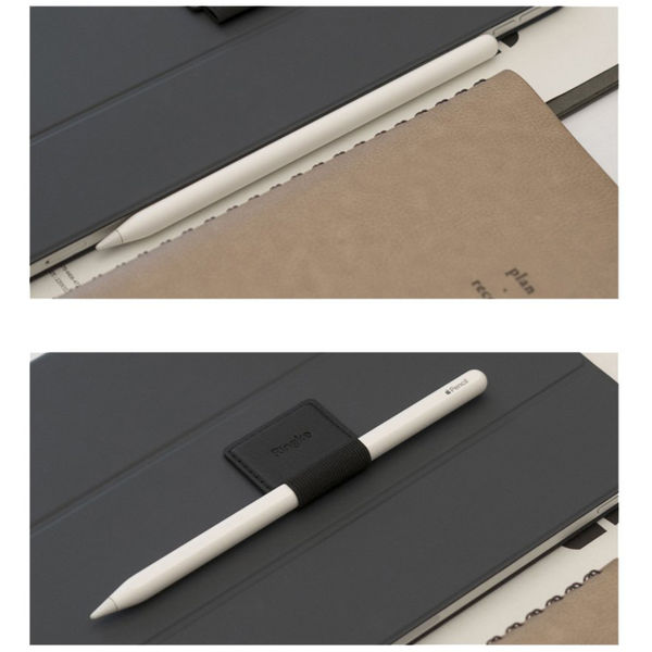 Ringke - Pen Holder (5 pack) - Ecological Leather, Textile, Elastic - Black