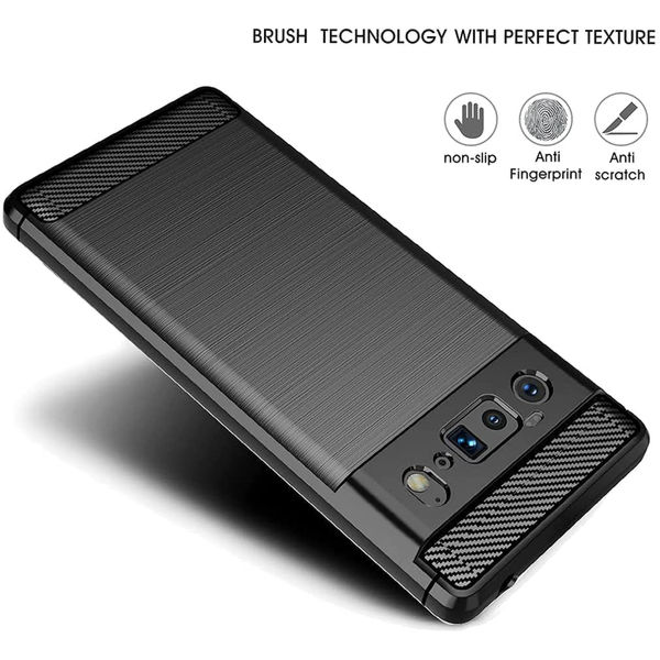 Techsuit - Carbon Silicone - Google Pixel 6 Pro - Black