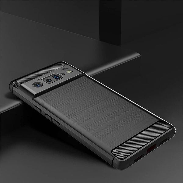 Techsuit - Carbon Silicone - Google Pixel 6 Pro - Black
