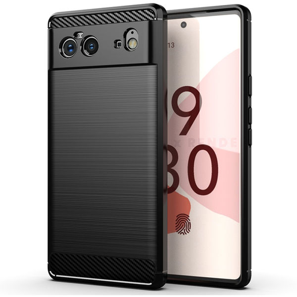 Techsuit - Carbon Silicone - Google Pixel 6 - Black