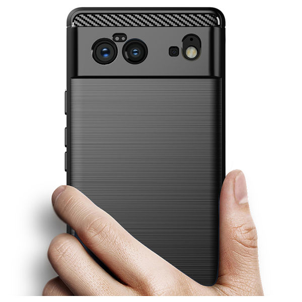 Techsuit - Carbon Silicone - Google Pixel 6 - Black