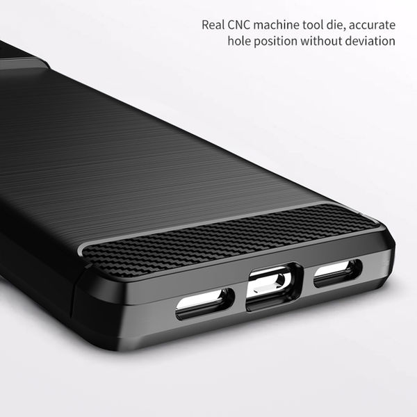 Techsuit - Carbon Silicone - Google Pixel 6 - Black