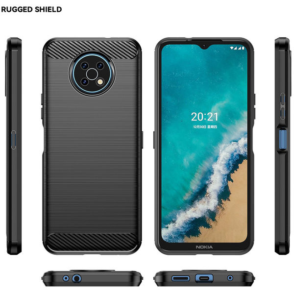 Techsuit - Carbon Silicone - Nokia G50 - Black