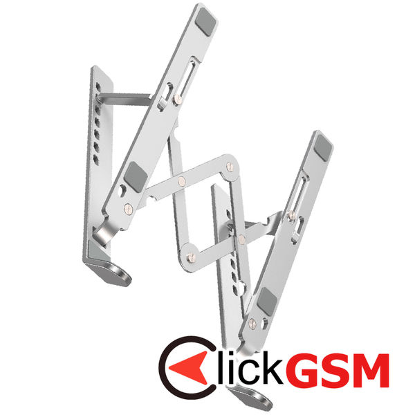 Yesido - Laptop Holder (LP01) - Folding Feature, Silicone Pads - Sliver