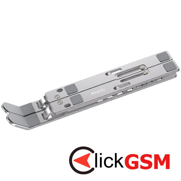 Yesido - Laptop Holder (LP01) - Folding Feature, Silicone Pads - Sliver