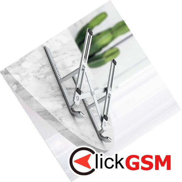 Yesido - Laptop Holder (LP01) - Folding Feature, Silicone Pads - Sliver