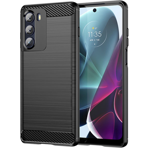 Techsuit - Carbon Silicone - Motorola Moto G200 5G / Edge S30 5G - Black