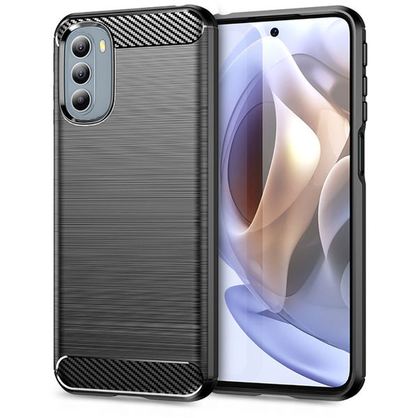 Techsuit - Carbon Silicone - Motorola Moto G31 4G / Moto G41 4G - Black