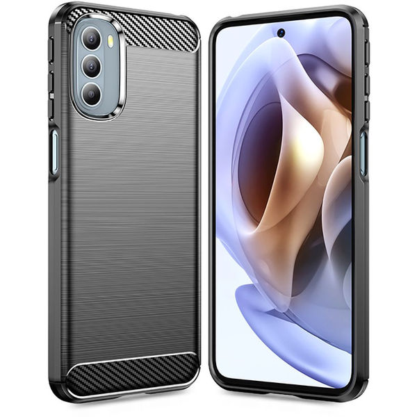 Techsuit - Carbon Silicone - Motorola Moto G31 4G / Moto G41 4G - Black