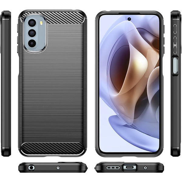 Techsuit - Carbon Silicone - Motorola Moto G31 4G / Moto G41 4G - Black
