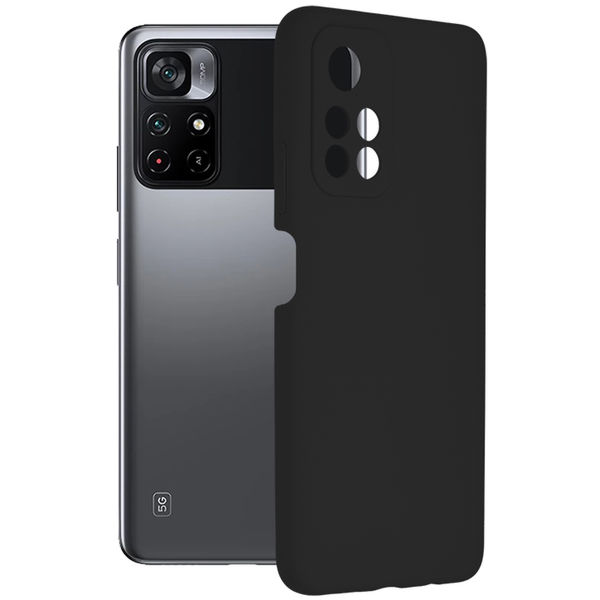 Techsuit - Soft Edge Silicone - Xiaomi Poco M4 Pro 5G - Black