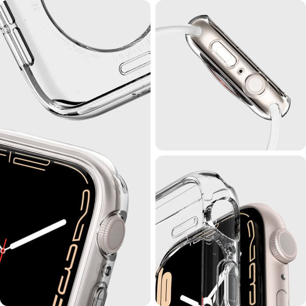 Spigen - Liquid Crystal - Apple Watch 4 / 5 / 6 / SE / SE 2 / 7 / 8 / 9 (40mm / 41mm) - Crystal Clear