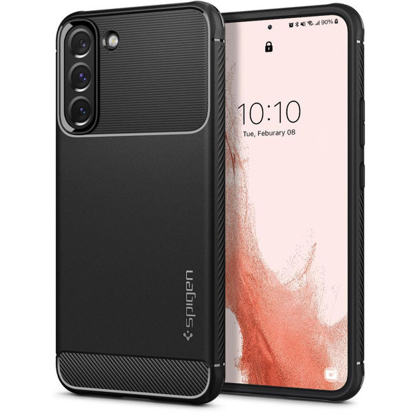 Spigen - Rugged Armor - Samsung Galaxy S22 - Black