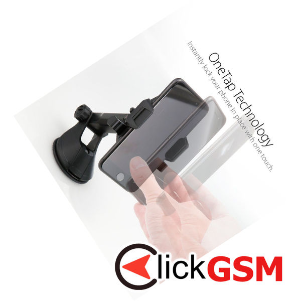 Spigen - Car Holder (TS35) - Automatic Lock for Dashboard, Windshield - Black