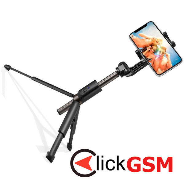 Spigen - Selfie Stick (S540W) - Stable Monopod & Tripod Mount with Bluetooth Remote Control, 90cm - Black