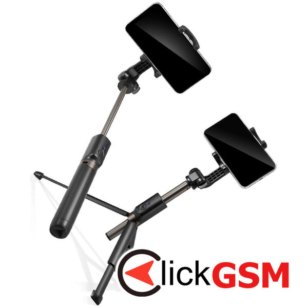 Spigen - Selfie Stick (S540W) - Stable Monopod & Tripod Mount with Bluetooth Remote Control, 90cm - Black