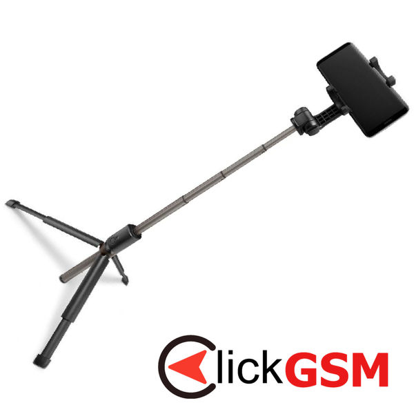 Spigen - Selfie Stick (S540W) - Stable Monopod & Tripod Mount with Bluetooth Remote Control, 90cm - Black