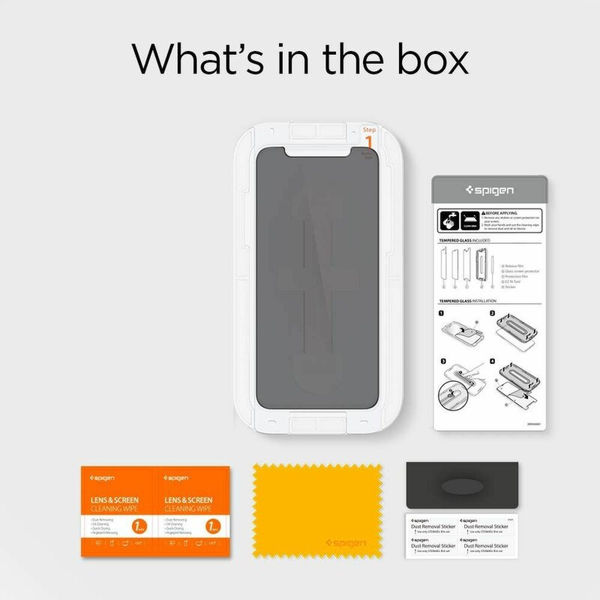 Spigen - Glas.tR Align Master - iPhone 11 / iPhone XR - Privacy