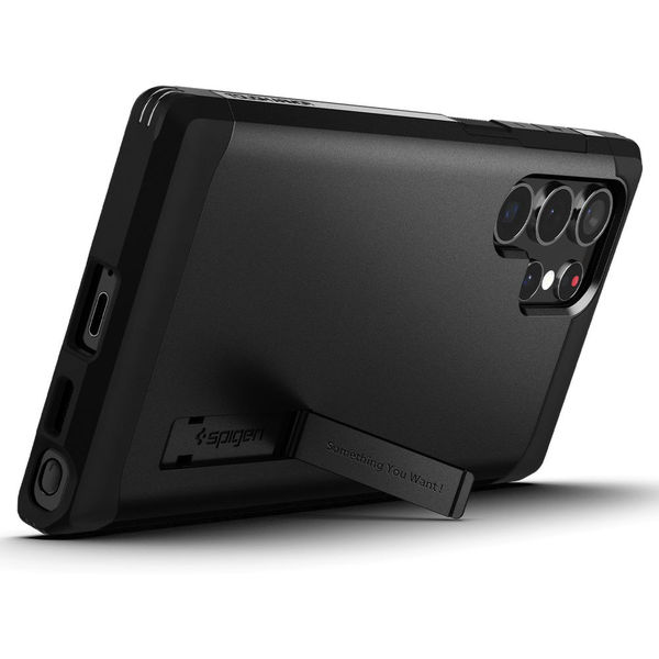 Spigen - Tough Armor - Samsung Galaxy S22 Ultra - Black