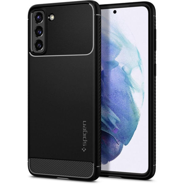 Spigen - Rugged Armor - Samsung Galaxy S21 - Black