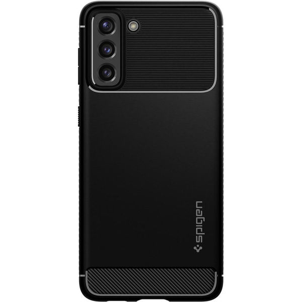 Spigen - Rugged Armor - Samsung Galaxy S21 - Black