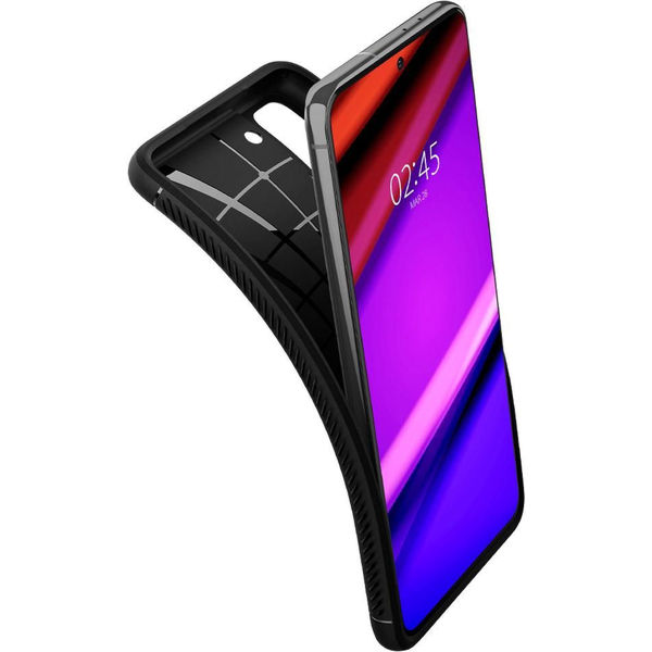 Spigen - Rugged Armor - Samsung Galaxy S21 - Black