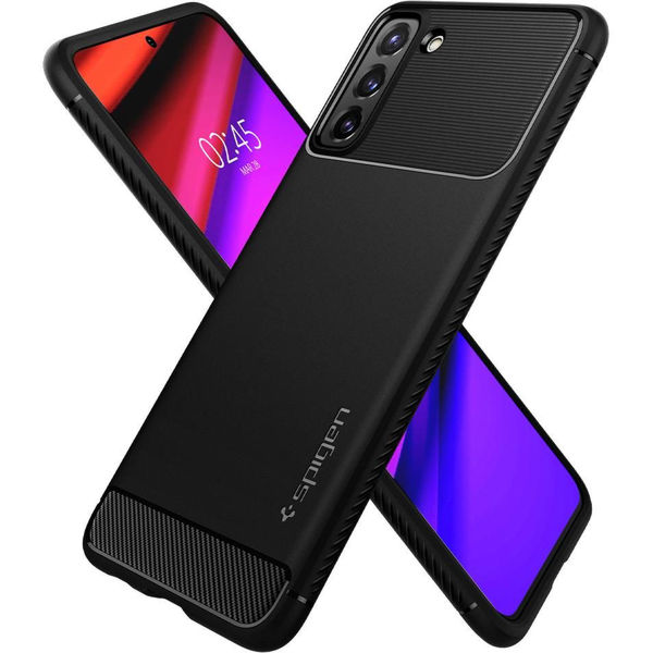 Spigen - Rugged Armor - Samsung Galaxy S21 - Black