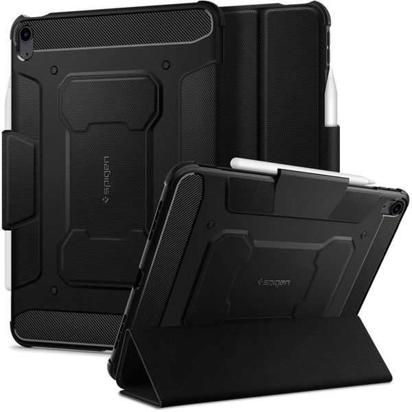Spigen - Rugged Armor Pro - Apple iPad Air 4 (2020) - Black