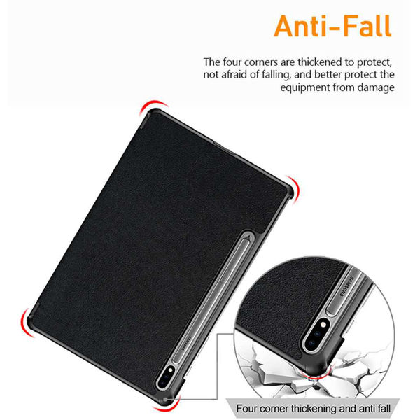 Techsuit - FoldPro - Samsung Galaxy Tab S7 Plus / S8 Plus / S7 FE - Black