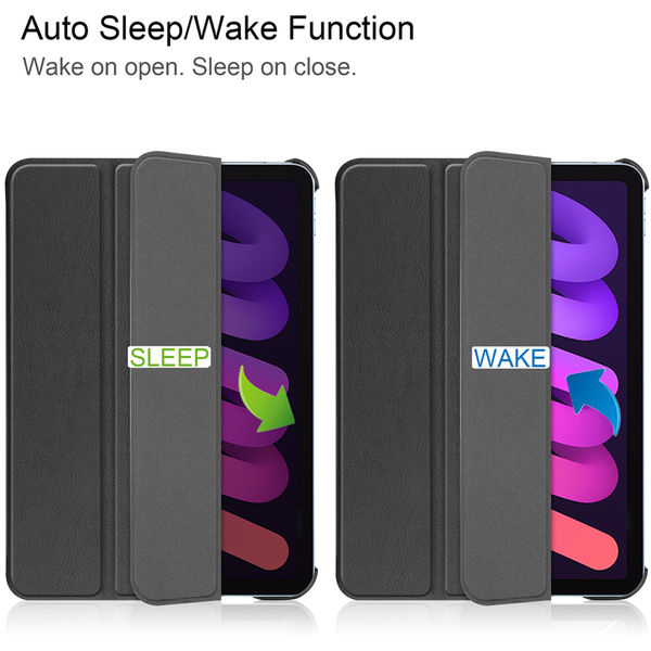 Techsuit - FoldPro - Apple iPad Mini 6 (2021) / iPad mini 7 (2024) - Black