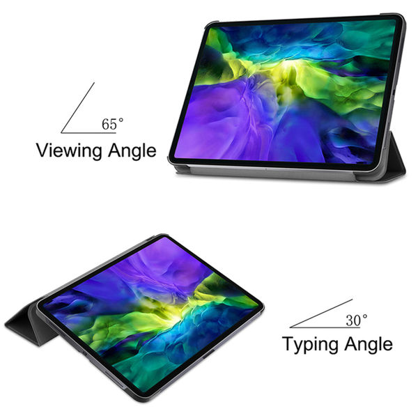 Techsuit - FoldPro - Apple iPad Pro 12.9 (2018 / 2020 / 2021 / 2022) - Black