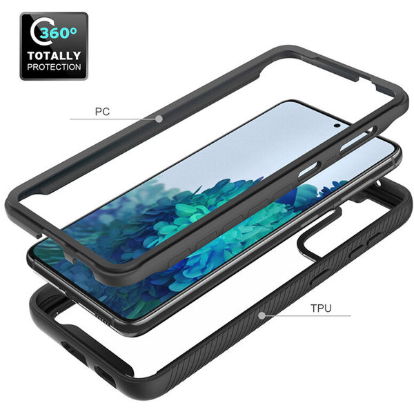 Techsuit - Defense360 Pro + Screen Protector - Samsung Galaxy S22 Plus - Black