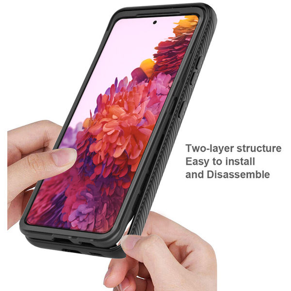 Techsuit - Defense360 Pro + Screen Protector - Samsung Galaxy S22 Plus - Black