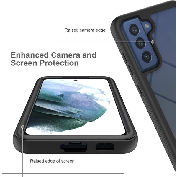 Techsuit - Defense360 Pro + Screen Protector - Samsung Galaxy S22 Plus - Black