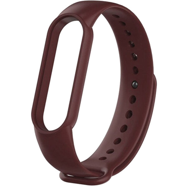 Techsuit - Watchband (W013) - Xiaomi Mi Band 5 / 5 NFC / 6 / 6 NFC / Amazfit Band 5 - Dark Red