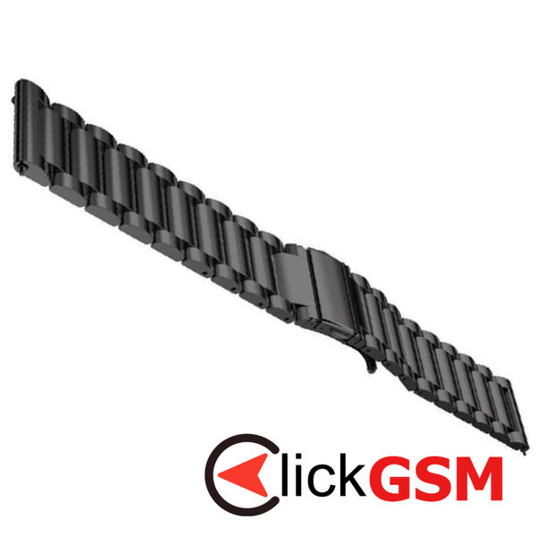 Techsuit - Watchband 22mm (W010) - Huawei Watch GT 2 (46mm)/GT 2 Pro/GT 3 Pro (46mm)/Ultimate, Xiaomi Watch S1 - Black