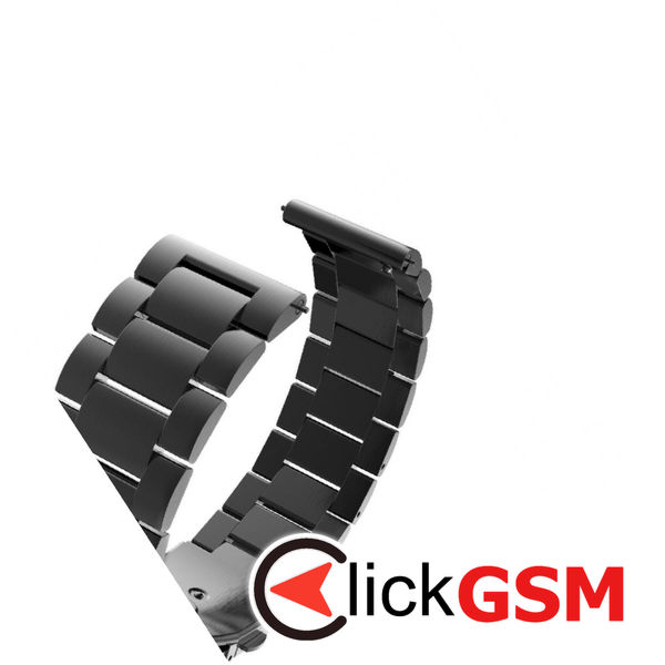 Techsuit - Watchband 22mm (W010) - Huawei Watch GT 2 (46mm)/GT 2 Pro/GT 3 Pro (46mm)/Ultimate, Xiaomi Watch S1 - Black