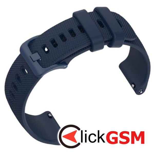 Techsuit - Watchband 20mm (W006) - Samsung Galaxy Watch 4/5/Active 2, Huawei Watch GT 3 (42mm)/GT 3 Pro (43mm) - Blue